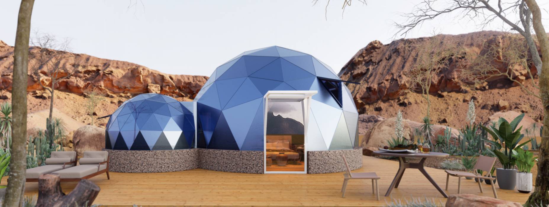 乌兰察布球形智能光伏玻璃星空房